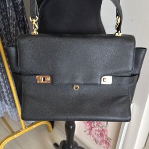 Henri Bendel RARE Elegant Black Handbag